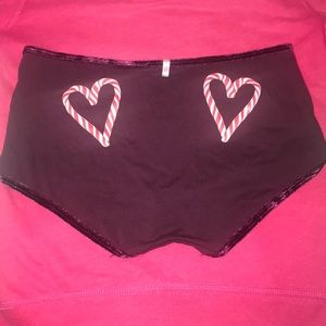 Victoria’s Secret candy cane hearts panties